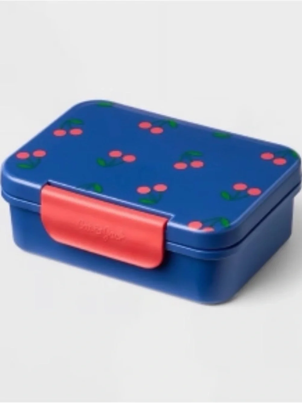 NEW Kids Blue Cherry Print Bento Box